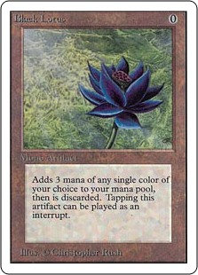 Illustration for article titled Abre un mazo de cartas Magic en un torneo y saca un Black Lotus de 1993, el santo grial de los coleccionistas